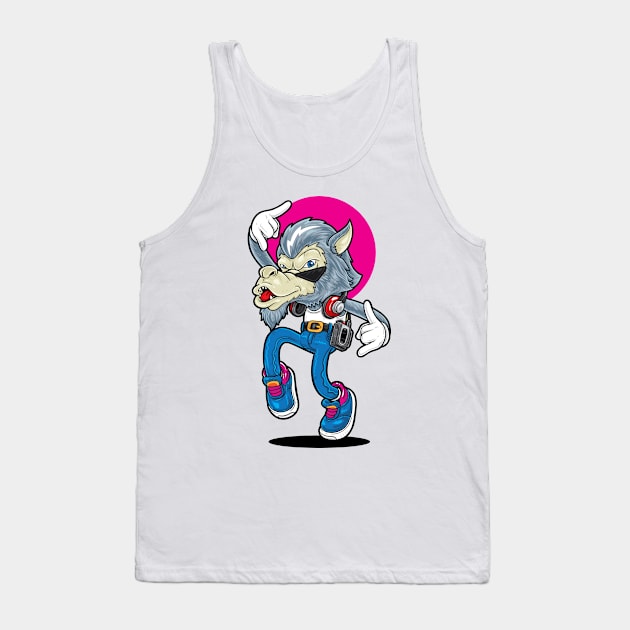 Warewolf Tank Top by white.ink